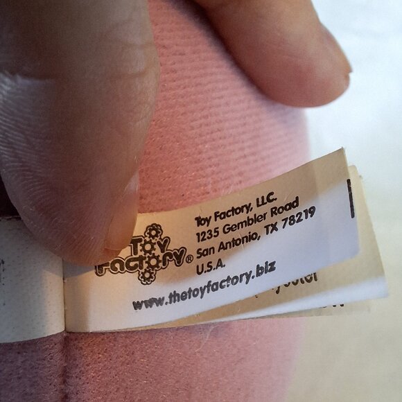 2011 Pink Pacman Plush Pinky Namco/ Toy Factory 6" Ghost Doll Stuffed Animal - Picture 5 of 8